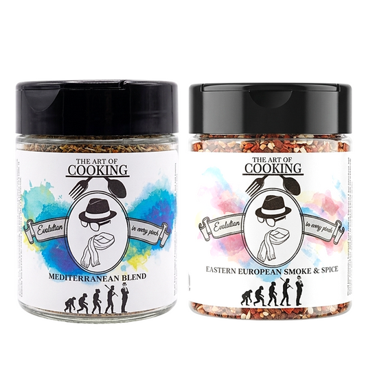 Mediterranean & Smoke Bundle — Two Bold Organic Spice Blends, One Versatile Pair