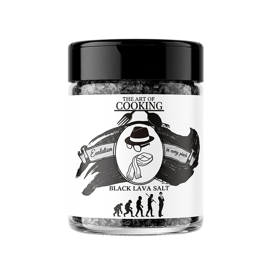 Black Lava Salt — Activated Charcoal Finishing Salt with Volcanic Mineral Depth