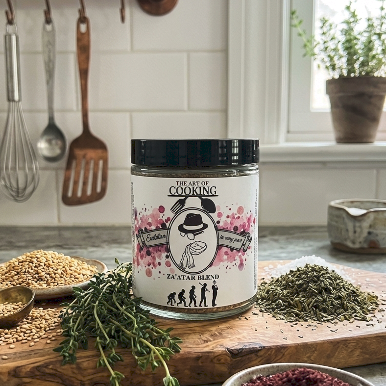 Za'atar spice blend from Funky Fishmonger and Forktap.com