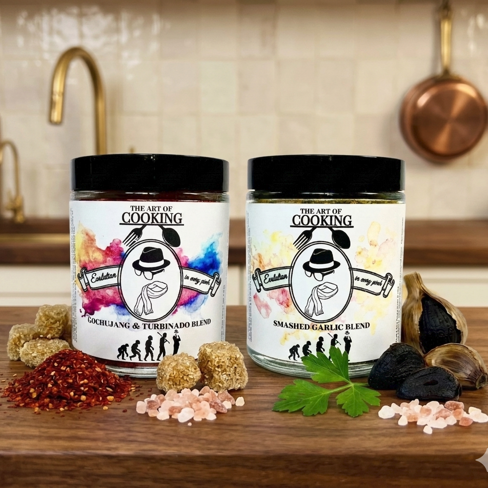 Swicy Gochujang and black garlic seasoning blend from Funky Fishmonger and Forktap.com